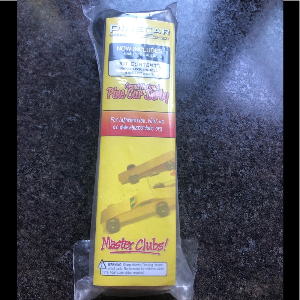 Pinewood derby car